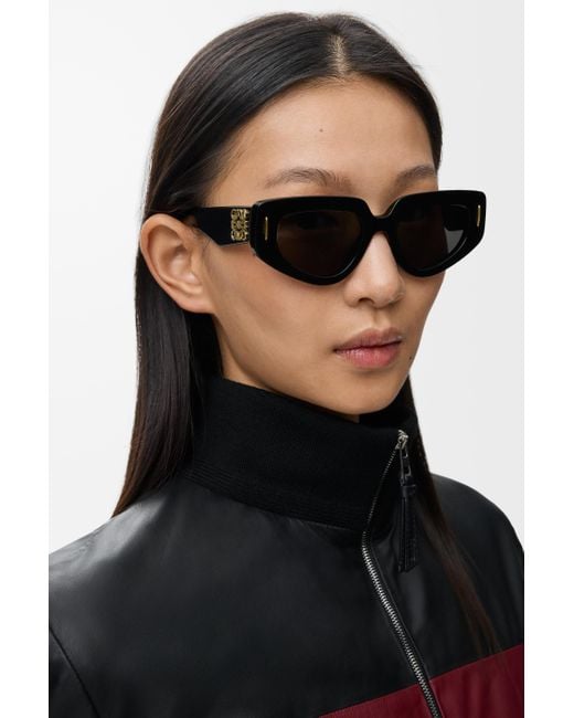 Loewe White Small Butterfly Screen Sunglasses