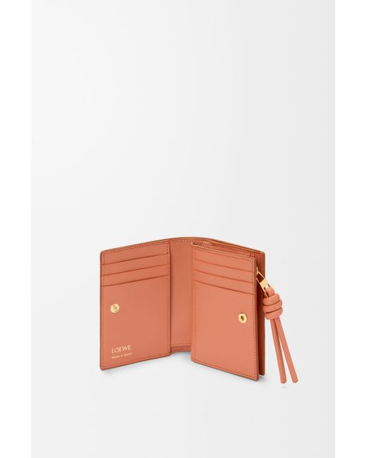 Loewe White Knot Compact Wallet