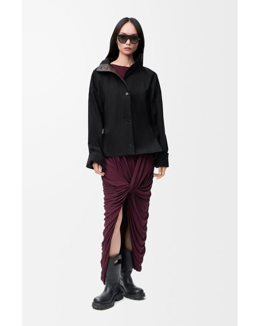 Loewe Black Hooded Jacket