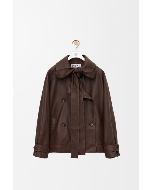 Loewe Brown Bow Jacket