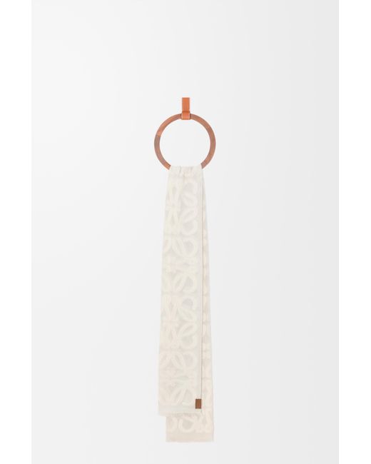Loewe White Scarf