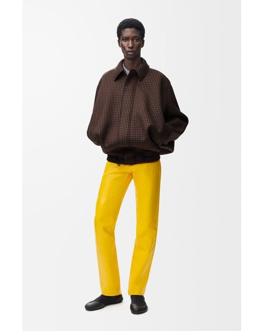 Loewe Yellow Trousers for men