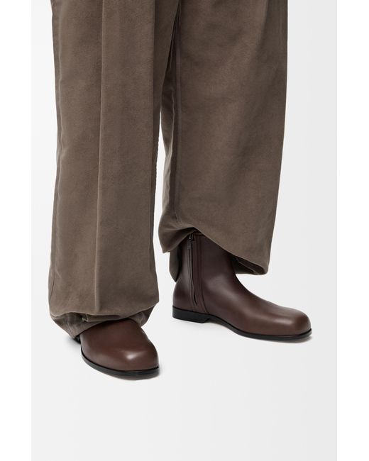 Loewe Brown Bobine Ankle Boot for men