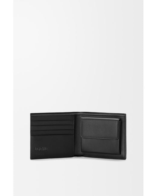 Loewe Green Flag Bifold Coin Wallet for men
