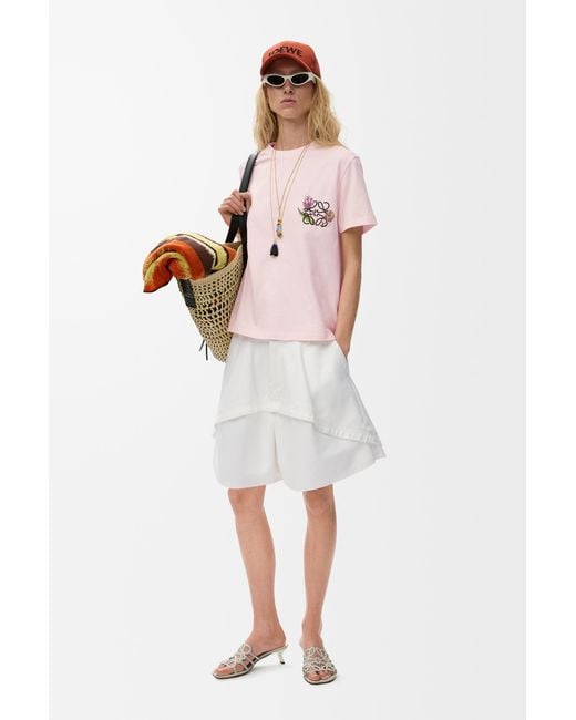 Loewe Pink Regular Fit T-Shirt