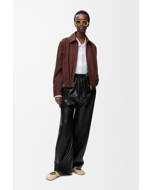 Loewe Brown Belted Jacket