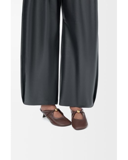 Loewe White Pebble Soft Mule