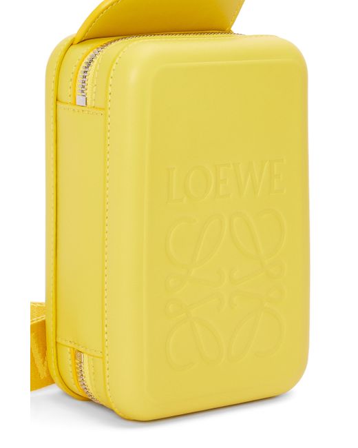 Loewe Yellow Luxury Molded Sling In Smooth Calfskin For for men