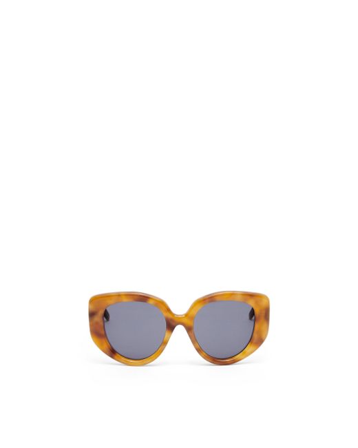 Loewe Blue Butterfly Sunglasses In Acetate