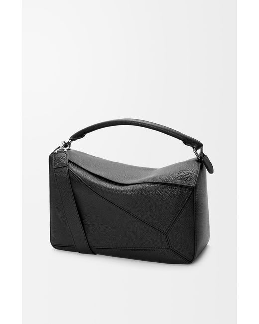 Loewe Black Large Puzzle Bag for men