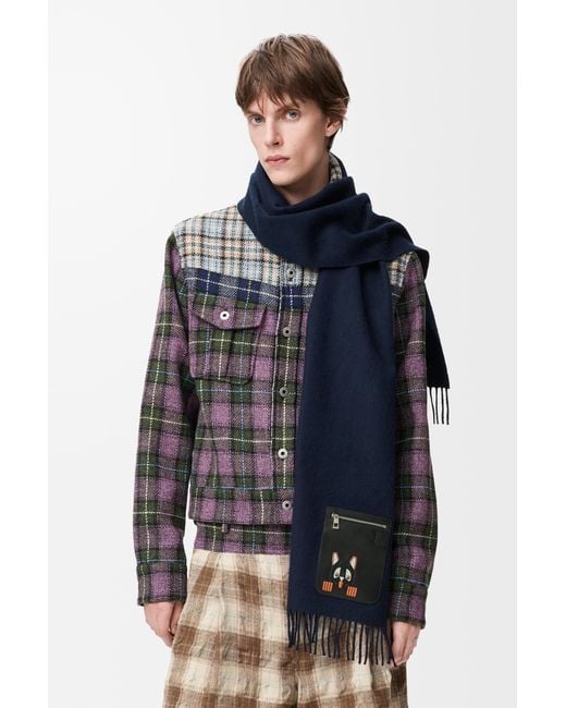 Loewe Blue Scarf
