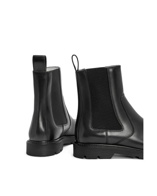 Loewe Black Blaze Leather Chelsea Boots