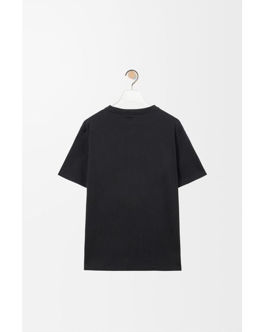 Loewe Black Relaxed Fit T-Shirt for men