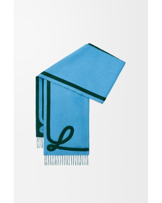 Loewe Blue Scarf