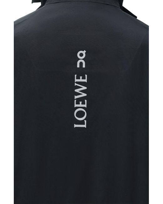 Loewe Black Luxury Parka In Technical Shell for men