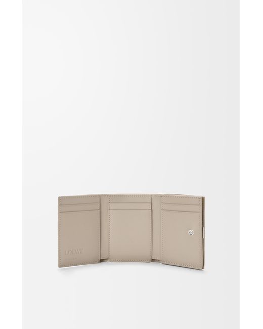 Loewe White Trifold Wallet Anagram