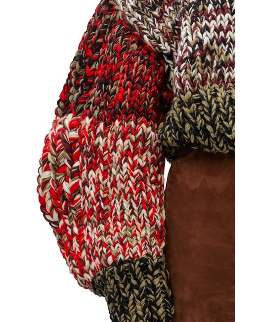 Loewe Brown Luxury Sweater In Wool