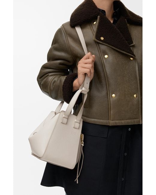 Loewe White Compact Hammock Bag