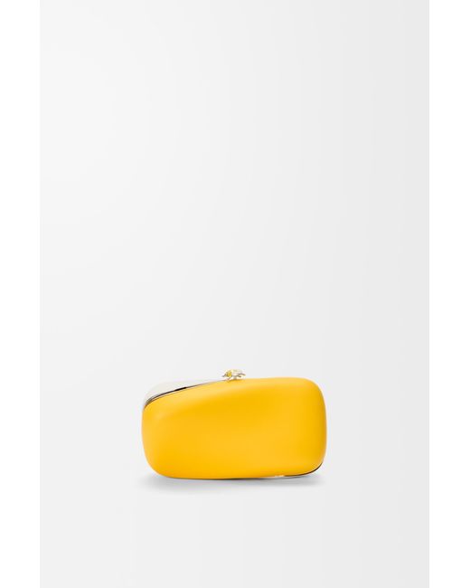 Loewe Yellow Twisted Minaudiere