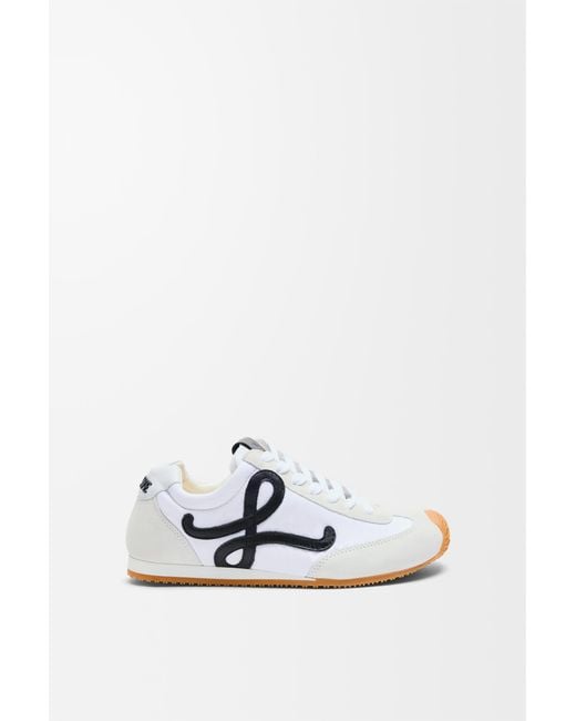 Loewe White "Ballet Runner 2.0" Sneakers