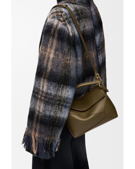 Loewe Green "Puzzle" Crossbody Bag