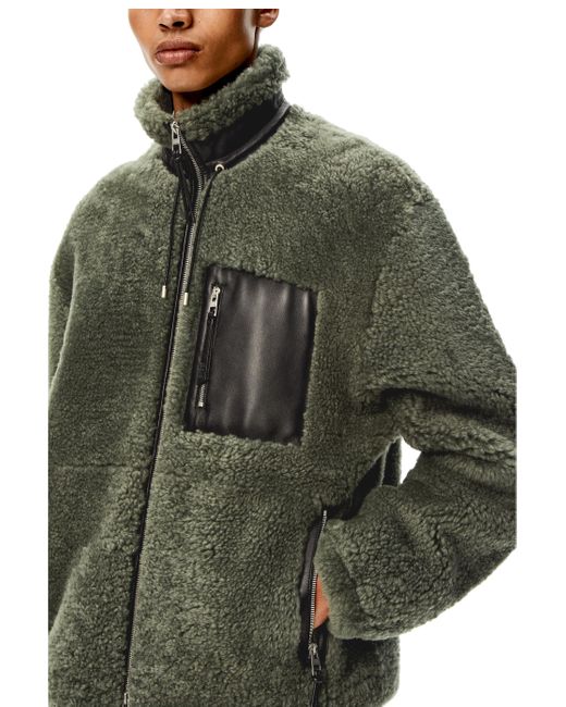 Loewe Leather Luxury Jacket In Nappa And Shearling For Men in ...