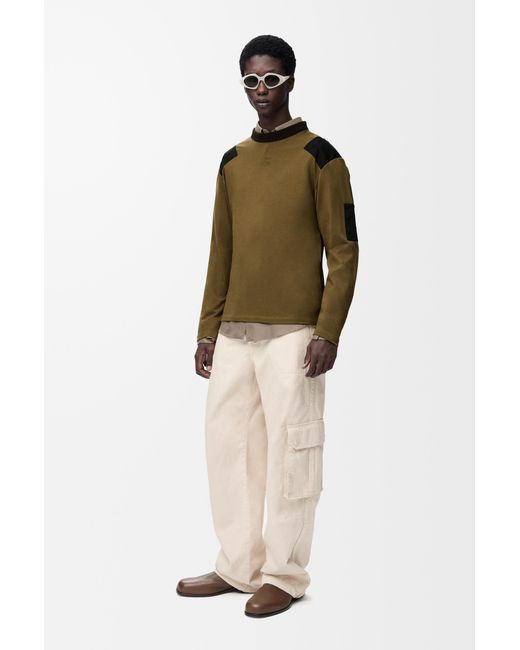 Loewe Green Long Sleeve Top for men