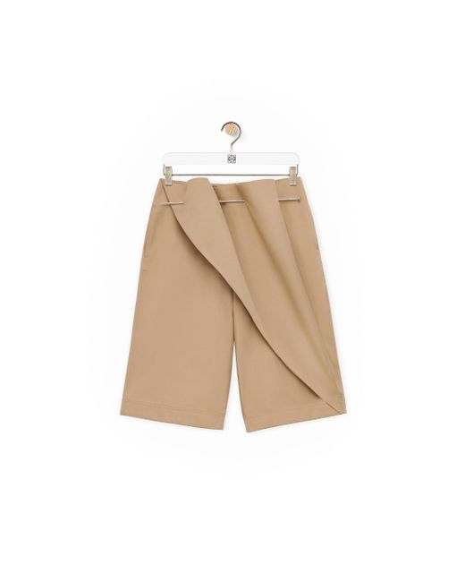 Loewe Pink Pin Shorts In Cotton