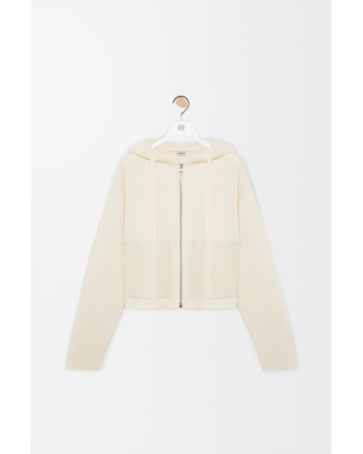 Loewe Natural Zip-Up Hoodie
