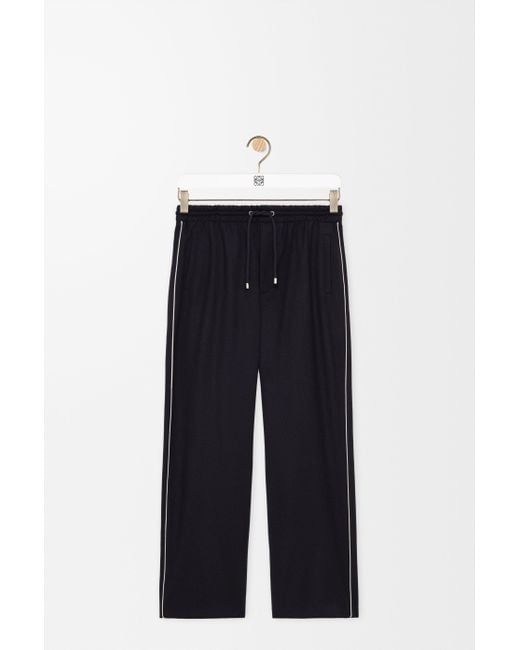 Loewe Blue Drawstring Trousers for men