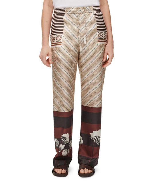 Loewe Natural Luxury Pyjama Trousers In Silk