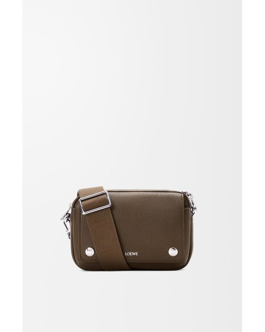 Loewe Brown Small Pebble Messenger Bag for men
