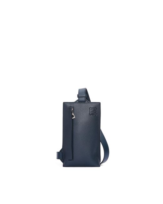 Loewe Blue Luxury Vertical T Pocket In Soft Grained Calfskin For for men