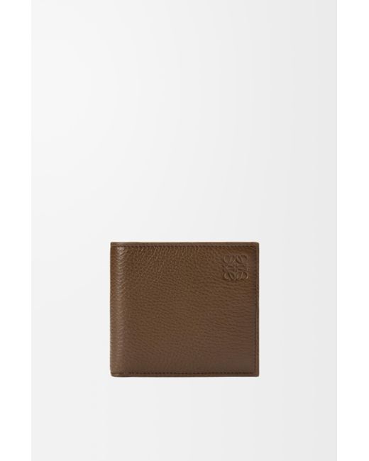 Cartera Con Dos Pliegues Y Monedero En Piel De Ciervo Hombre Loewe de hombre de color White