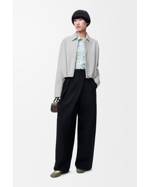 Loewe White Draped Jacket
