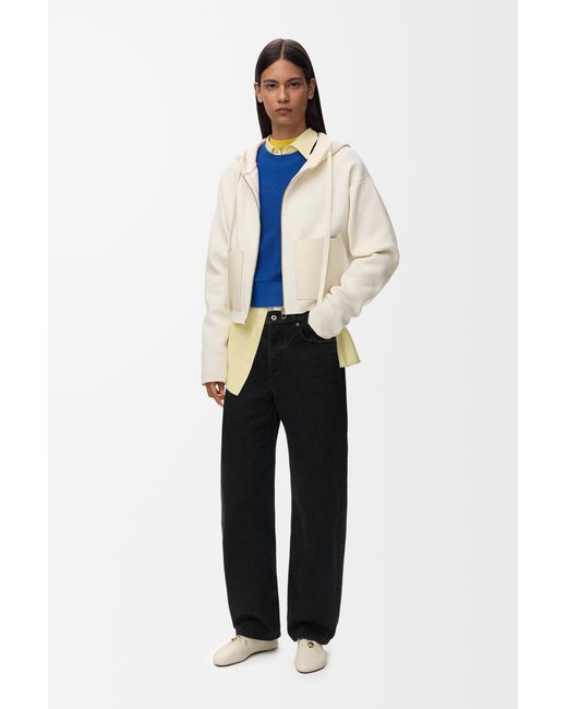 Loewe Natural Zip-Up Hoodie