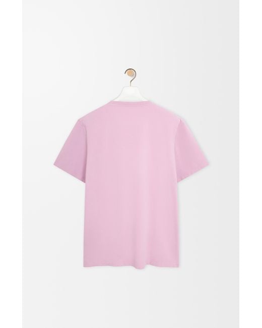 Loewe Pink Relaxed Fit T-Shirt for men