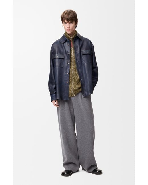 Loewe Blue Overshirt for men