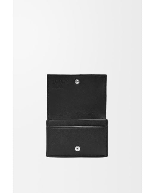 Loewe White Puzzle Business Cardholder In Classic Calfskin for men