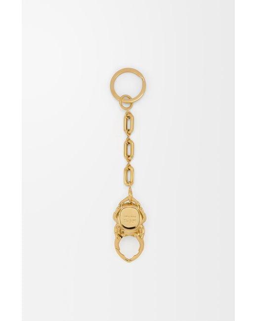 Loewe White Beetle Carabiner Charm For
