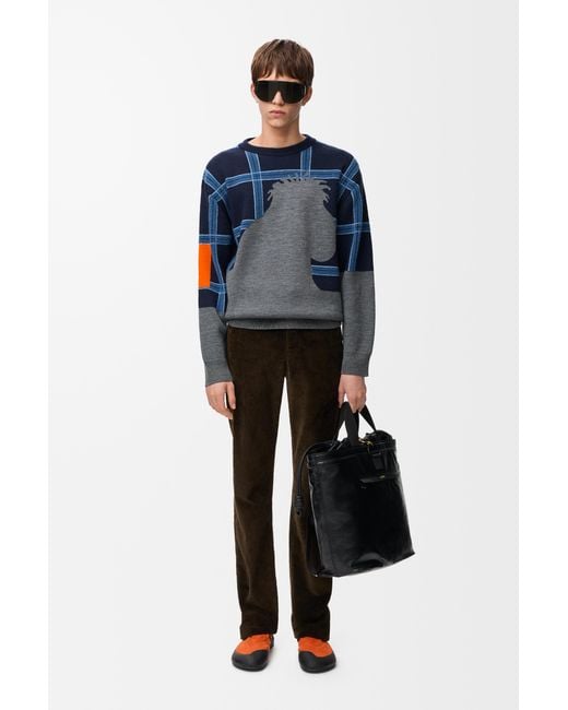 Loewe Blue Sweater for men
