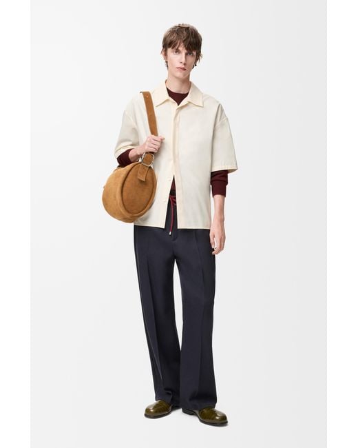 Loewe White Short Sleeve Shirt for men