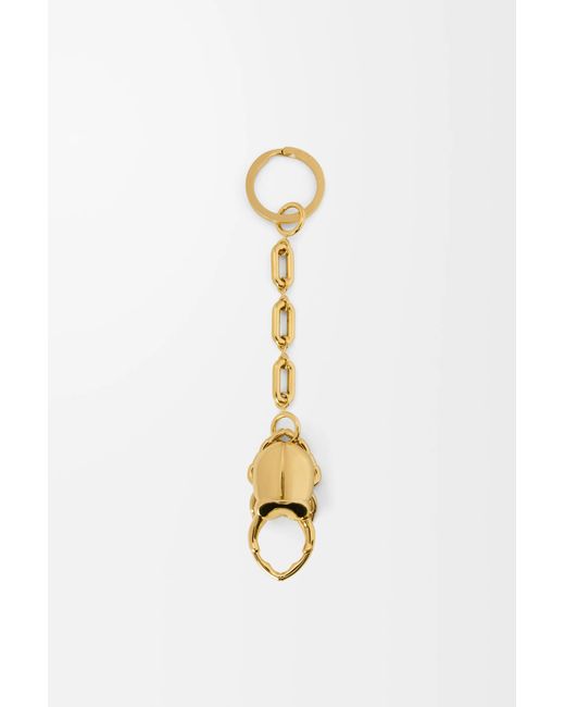 Loewe White Beetle Carabiner Charm For