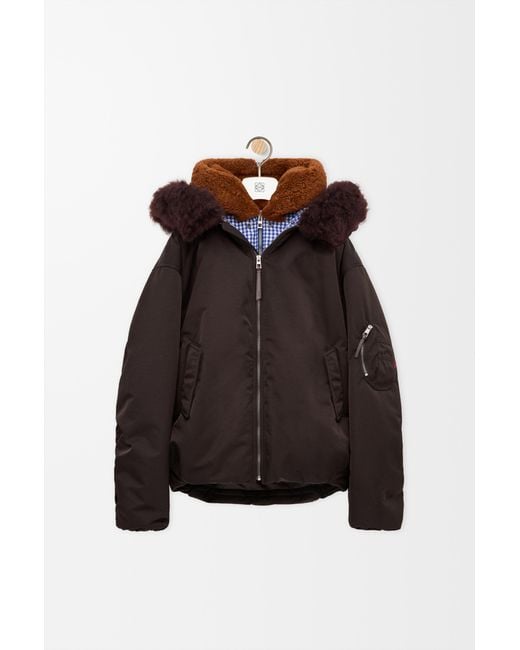 Loewe Brown Bomber Jacket for men