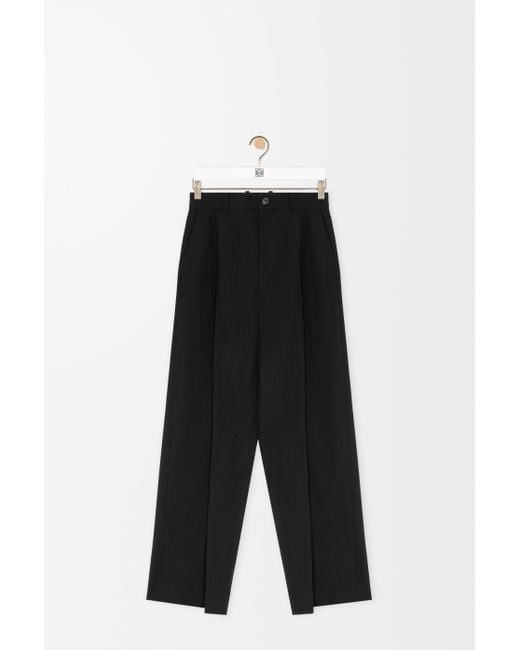 Loewe Black Low Crotch Trousers for men