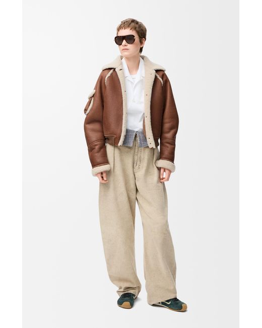 Loewe Brown Bomber Jacket