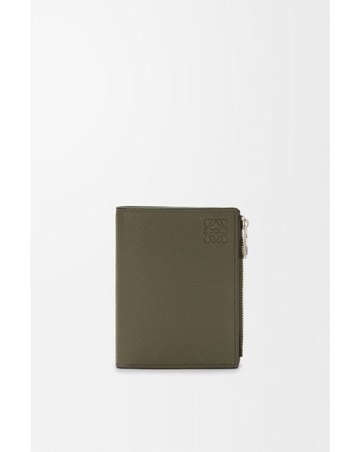 Loewe Green Slim Compact Wallet for men