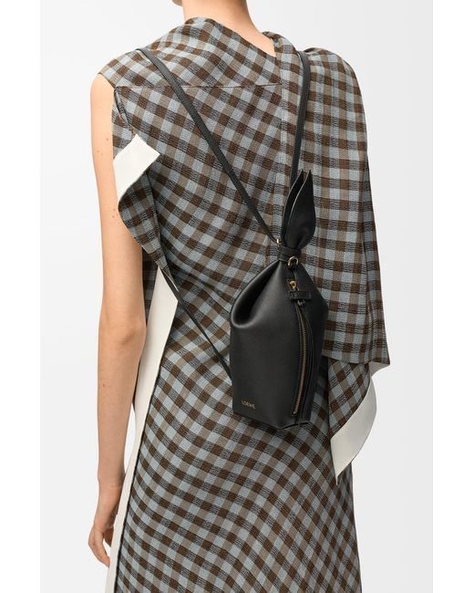 Loewe Black Scarf Backpack