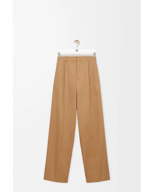 Loewe Natural Wide Leg Trousers for men