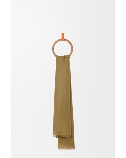 Loewe Green Scarf